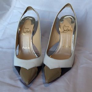 Christian Louboutin color block heels